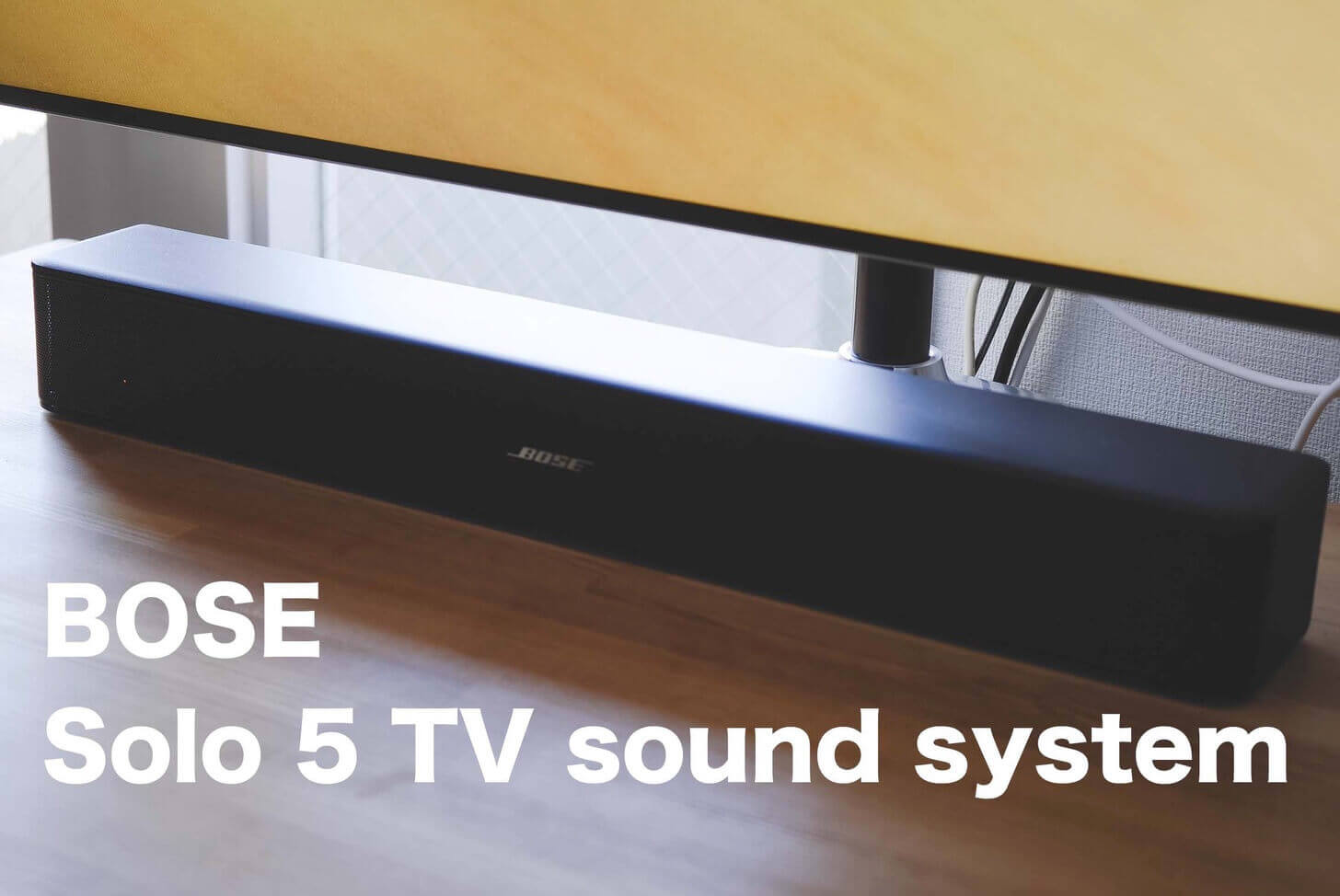 BOSE SOLO 5 TV SOUND SYSTEM シアターバー - オーディオ